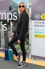 STELLA MAXWELL Leaves Chanel Show in Paris 10/03/2017