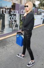 STELLA MAXWELL Leaves Chanel Show in Paris 10/03/2017