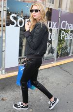 STELLA MAXWELL Leaves Chanel Show in Paris 10/03/2017
