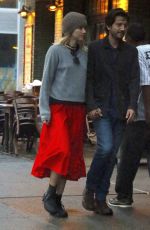 SUKI WATERHOUSE and Diego Luna Out in New York 10/09/2017