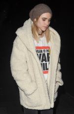 SUKI WATERHOUSE Out and About in London 10/17/2017