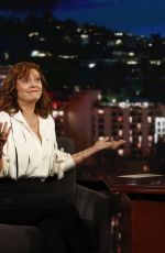 SUSAN SARANDON at Jimmy Kimmel Live 10/26/2017