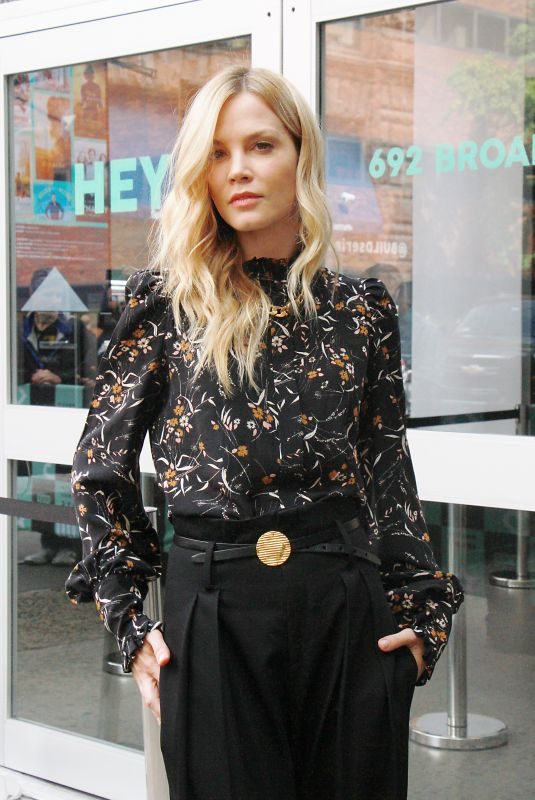 SYLIVA HOEKS Arrives at Build Series in New York 10/11/2017