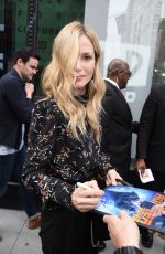 SYLIVA HOEKS Arrives at Build Series in New York 10/11/2017