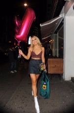 TALLIA STORM Leaves Her Birthday Party at Bunga Bunga Bar in London 10/25/2017