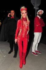 TARA REID in Red Devil Costume Arrives at Maxim Halloween Party 10/21/2017