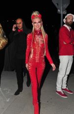 TARA REID in Red Devil Costume Arrives at Maxim Halloween Party 10/21/2017