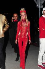 TARA REID in Red Devil Costume Arrives at Maxim Halloween Party 10/21/2017