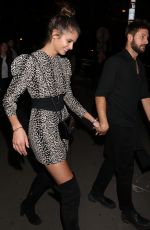 TAYLOR HILL Arrives at CR Fashion Book Launch Party in Paris 09/30/2017