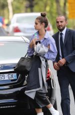 TAYLOR HILL Heading to a Photoshoot in Paris 10/03/2017