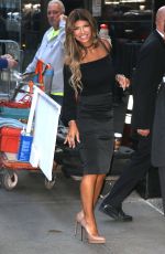TERESA GIUDICE Arrives at Good Morning America in New York 10/03/2017