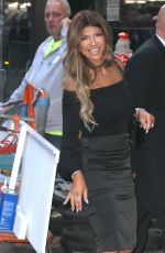 TERESA GIUDICE Arrives at Good Morning America in New York 10/03/2017