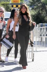 TERESA GIUDICE on the Set of Extra at Universal Studios 10/23/2017