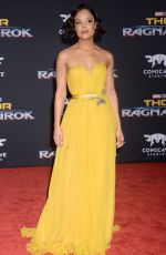 TESSA THOMPSON at Thor: Ragnarok Premiere in Los Angeles 10/10/2017