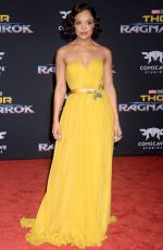 TESSA THOMPSON at Thor: Ragnarok Premiere in Los Angeles 10/10/2017