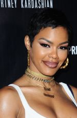 TEYANA TAYLOR at Prettylittlething by Kourtney Kardashian Launch in Los Angeles 10/25/201