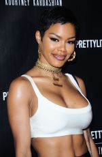 TEYANA TAYLOR at Prettylittlething by Kourtney Kardashian Launch in Los Angeles 10/25/201