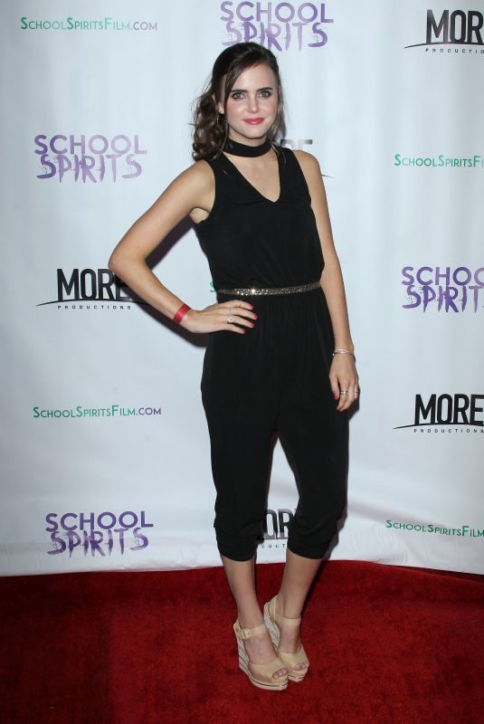 TIFFANY ALVORD at School Spirits Premiere in Los Angeles 10/06/2017