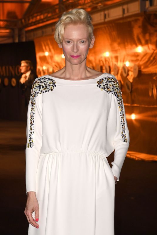 TILDA SWINTON at BFI Luminous Fundraiser in London 10/03/2017