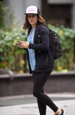 TINA FEY Out for Coffe in New York 10/09/2017