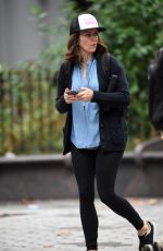 TINA FEY Out for Coffe in New York 10/09/2017
