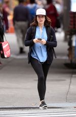 TINA FEY Out for Coffe in New York 10/09/2017