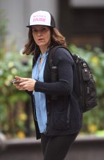 TINA FEY Out for Coffe in New York 10/09/2017