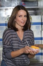 TINA FEY Serves Cheese Fries to Fans in Celebration of Mean Girls in New York 10/03/2017