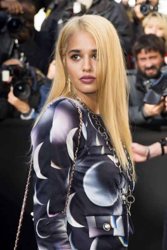 TOMMY GENESIS at Chanel Fashion Show at Paris Fashion Week 10/03/2017