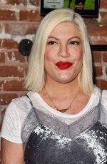 TORI SPELLING at Much Love Animal Rescue Spoken Woof in Los Angeles 10/07/2017