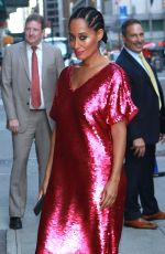 TRACEE ELLIS ROSS Arrives a Late Show with Stephen Colbert in New York 10/10/2017