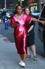 TRACEE ELLIS ROSS Arrives at Late Show with Stephen Colbert in New York 10/10/2017