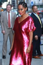 TRACEE ELLIS ROSS Arrives at Late Show with Stephen Colbert in New York 10/10/2017