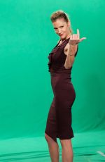 TRICI HELFER Promotes Her Lucifer TV Show at Noches Con Platanito in Los Angeles 10/02/2017