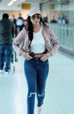 TULISA CONTOSTAVLOS Leaves Customs in London 10/24/2017