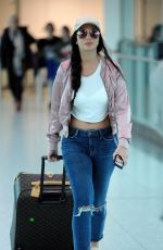 TULISA CONTOSTAVLOS Leaves Customs in London 10/24/2017