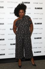 UZO ADUBA at Glamour’s The Girl Project Celebrating International Day of the Girl in New York 10/11/2017