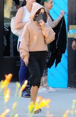 VANESSA HUDGENS Leaves Pilates Class in Studio City 10/10/2017