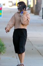 VANESSA HUDGENS Leaves Pilates Class in Studio City 10/10/2017