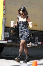 VANESSA HUDGENS Out for Coffee in Los Angeles 10/08/2017