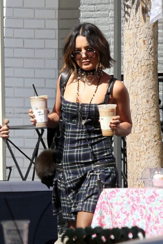 VANESSA HUDGENS Out for Coffee in Los Angeles 10/08/2017