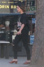 VANESSA HUDGENS Out Shopping in Studio City 10/09/2017