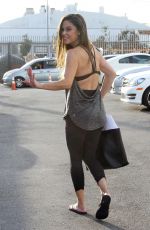 VANESSA MINNILLO Leaves Dancing with the Stars Rehearsal in Los Angeles 10/20/2017
