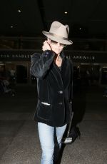 VANESSA PARADIS and Samuel Benchetrit at Los Angeles International Airport 10/27/2017