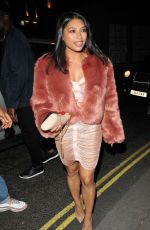 VANESSA WHITE Arrives at Her 28th Birthday Party in London10/28/2017