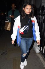 VANESSA WHITE at K-Way Flagship Store Opening in London 10/04/2017