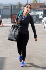 VICTORIA ARLEN Arrives at Dancing with the Star Practice Studio in Los Angeles 10/29/2017