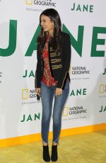 VICTORIA JUSTICE at Jane Premiere in Hollywood 10/09/2017