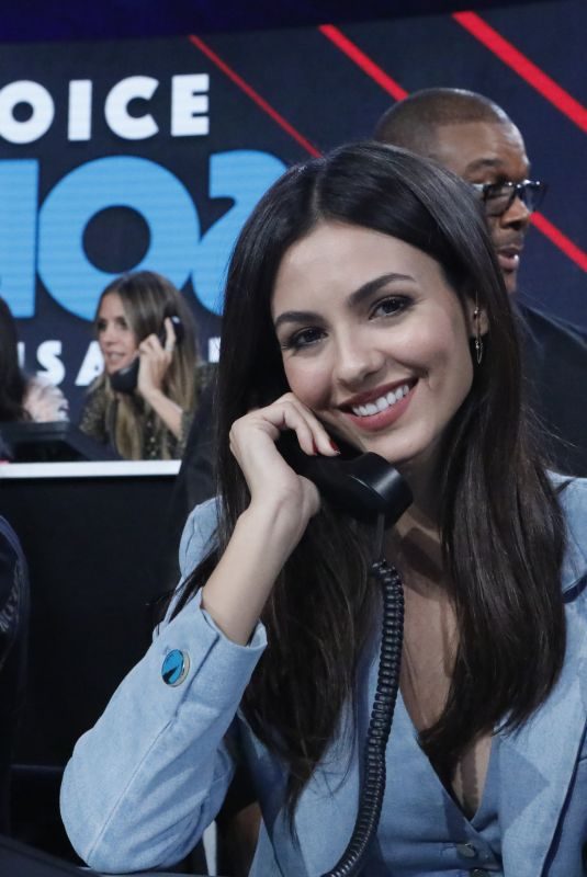 VICTORIA JUSTICE at One Coice: Somos Live! a Concert for Disaster Relief in Los Angeles 10/14/2017