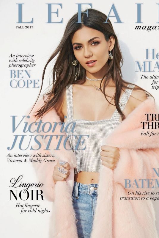 VICTORIA JUSTICE in LeFair Magazine, Fall 2017 Issue